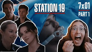 Station 19 7x01 Part 1 REACTION [upl. by Yarvis]