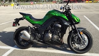 2015 Kawasaki Z1000 Motorcycle Review [upl. by Garnett]