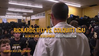 Rickards FL0 vs Colquitt County GA 2024 Homecoming  Georgia High School Football Highlights [upl. by Coreen]