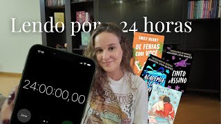 Decidi ler por 24 horas  vlog de leitura [upl. by Neira633]