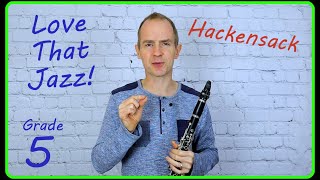 Hackensack by Thelonious Monk Arranged by Chris Gumbley – Clarinet Tutorial Grade 5 [upl. by Novihs528]