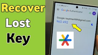 How to recover google authenticator key  Google authenticator code lost  key Recover [upl. by Rakabuba]