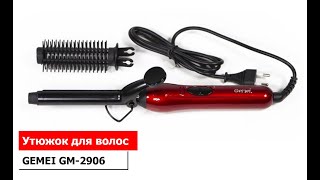 Утюжок для волос GEMEI GM 2906 [upl. by Midis]