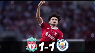 LIVERPOOL VS MANCHESTER CITY 11 – RESUMEN y GOLES DEL PARTIDO – PREMIER LEAGUE 2023 [upl. by Saudra364]