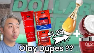 Dollar Tree Skincare Review  B Pure Olay Dupes [upl. by Shepley716]