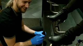 OG SHOE SHINE with Jason DORNSTAR  Shoe Shine ASMR [upl. by Henri737]