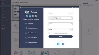 EdrawMind formerly MindMaster Tutorial  How to Register MindMaster Cloud [upl. by Rog377]