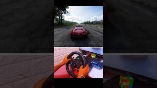 forza horizon 5 bugatti chiron drag race logitech g29 steering wheelviraltrendingshortsshort [upl. by Adnir805]