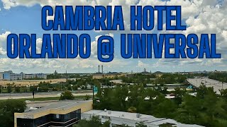 Full Tour and Review of the Cambria Hotel Orlando Universal Blvd [upl. by Yttocs636]