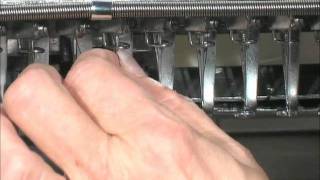 Needle change on RiCOMA Embroidery Machine [upl. by Bonnice]