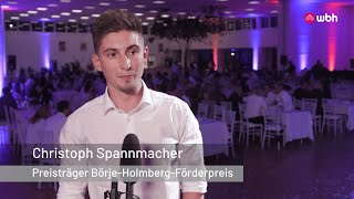 Christoph Spannmacher  BörjeHolmbergFörderpreis  Absolventinnenfeier 2024 [upl. by Alegnat]