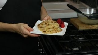 Traditional French Crepes  Pancake Recipes [upl. by Edik]