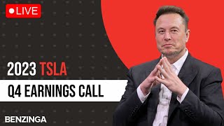 Tesla Q4 2023 Earnings Call LIVE  TSLA [upl. by Astra]