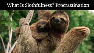 What Is Slothfulness Modern Day Procrastination [upl. by Ynafetse]