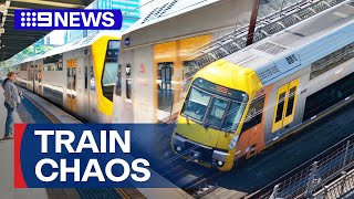 Sydney on brink of biggest rail shutdown in citys history  9 News Australia [upl. by Nyladnohr]