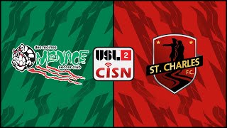 2024 USL League 2 Des Moines Menace vs St Charles FC [upl. by Nauqahs]