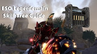 Elder Scrolls Online ESO Legerdemain Skill Tree Guide  LevelingImportance [upl. by Belanger952]