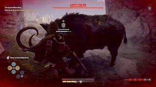 Assassins Creed Odyssey Erymanthian Boar Easy Strategy [upl. by Neil]