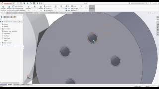 Solidworks Tutorial3  Hole Wizard and Thread [upl. by Chrystal753]