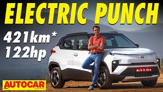 Tata Punch EV review  Allelectric Punch packs a punch  autocarindia1 [upl. by Etienne]