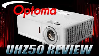 OPTOMA UHZ50 VIDEO PROJECTOR REVIEW [upl. by Manard]