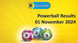 Powerball Results 1 Nov [upl. by Adym]