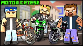 ZENGİN FAKİR VE KEREM KOMİSER MOTOR ÇETESİ OLDU 😱 Minecraft [upl. by Sande471]