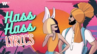 HASS HASS LYRICS  Diljit Dosanjh x Sia  Punjabi Song [upl. by Atteynad]