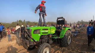 Indofarm 3055 DI tractor performance with 3 harrow in lakhu bwana [upl. by Rehpoitsirhc]