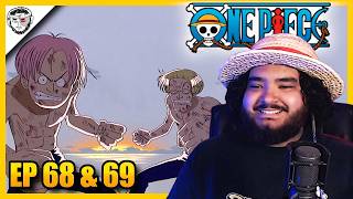 COBYS TRAINING  First Time Watching One Piece 68 amp 69 [upl. by Ainaznat696]