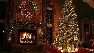 Top 200 Christmas Songs of All Time 🎄10 Hours of Classic Christmas Music with Fireplace [upl. by Lahey]