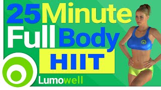 25 Minute HIIT Workout Full Body Training Exercises [upl. by Atik356]