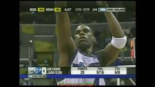 Antawn Jamison 30 Points Vs Boston 200405 [upl. by Ylagam]