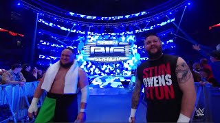 Kevin Owens Samoa Joe amp Big Show Entrance  Raw 1620 [upl. by Jac]