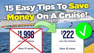 15 easy tips to get best cruise deals [upl. by Lrem]