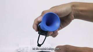 Review Bel Sepeda Rockbros Bike Bell 34212001 Electronic Loud Horn ABS 120db [upl. by Melvena]