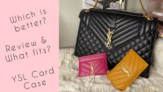 YSL Saint Laurent Card Holder Review What Fits  Which Do I Recommend yslcardholder luxuryreview [upl. by Ive]