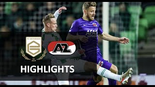 Highlights FC Groningen  AZ  Eredivisie [upl. by Aivad]