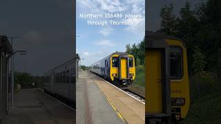 Northern Class 156486 passes through Thornaby train railway uk trainspotting britishrail [upl. by Llehsal]