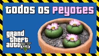 Localização de todos os Peyotes do GTA V [upl. by Avelin787]