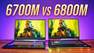 RX 6700M vs 6800M  Worth Paying More For 6800M [upl. by Yerhcaz]