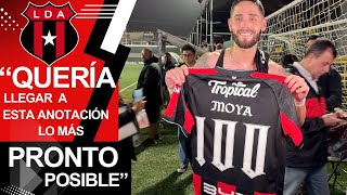 Jonathan Moya quotDesde el torneo pasado tenía la camiseta lista y se lo dedico a estas dos personasquot [upl. by Gnivri]