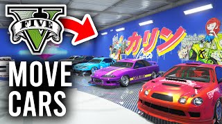 How To Move Cars To Different Garages In GTA 5  Full Guide [upl. by Idnaj]