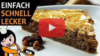 Baklava  Rezept Videos [upl. by Eittap]