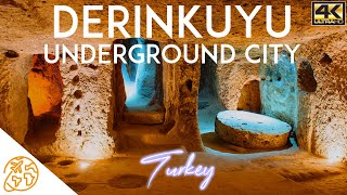 Derinkuyu Underground City Turkey Tour Documentary [upl. by Allveta]