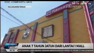 Anak 7 thn jatuh di Mall Kota Palu [upl. by Nylhtiak156]