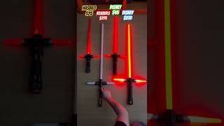 Comparing 4 Kylo Ren Crossguard Lightsabers [upl. by Kcirddor]