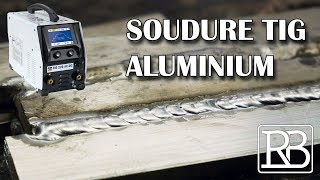 JE SOUDE LALUMINIUM  MES DEBUTS  Soudure TIG  ⓇⒷ [upl. by Hatch]