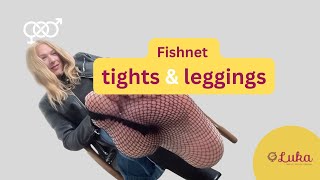 Fishnet Tights under Leggings 🫶✌️tights leggings rubber [upl. by Nibbor]