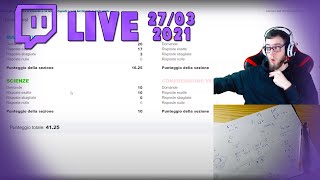 SIMULAZIONE TOLCI in LIVE  Live 27032021 [upl. by Atidnan872]